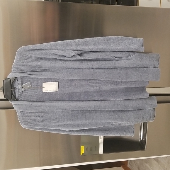 💕BAREFOOT DREAMS💕 CozyChic Open Cardigan ~ Dusk Blue Medium M NWT - Picture 6 of 12